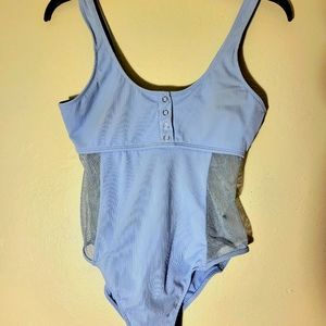 No Boundaries Baby Blue Body Suit